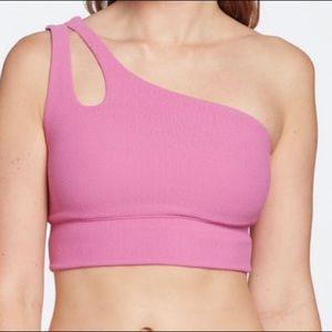 CALIA Women's One Shoulder Long Line Swim Top